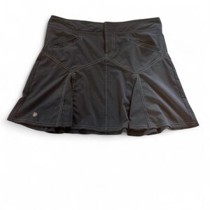 Athleta Pleated Women's Grey Skirt, Size 10